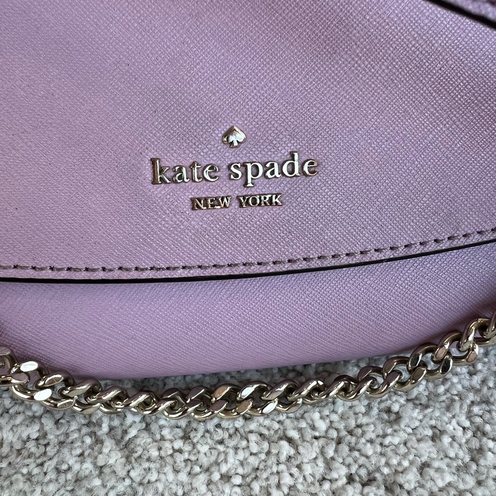 Kate Spade Lavender Crossbody Bag with Chain Strap - Picture 3 of 9